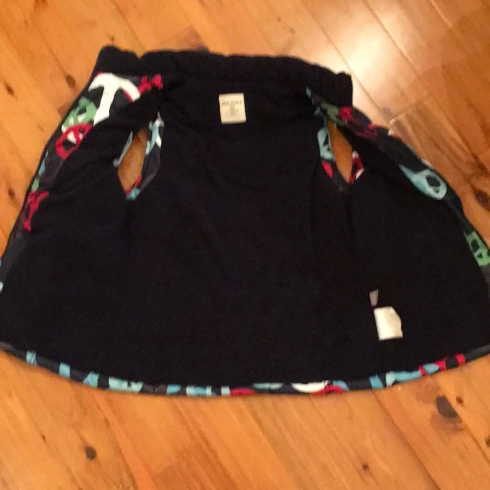 Old Navy Girls Peace Sign Puffer Vest Sz XL